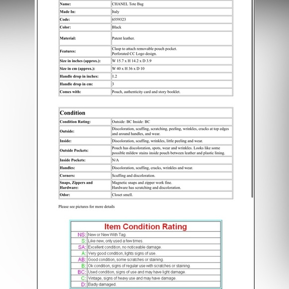 CHANEL Glossy Black Tote with Stud Accents - Picture 16 of 16